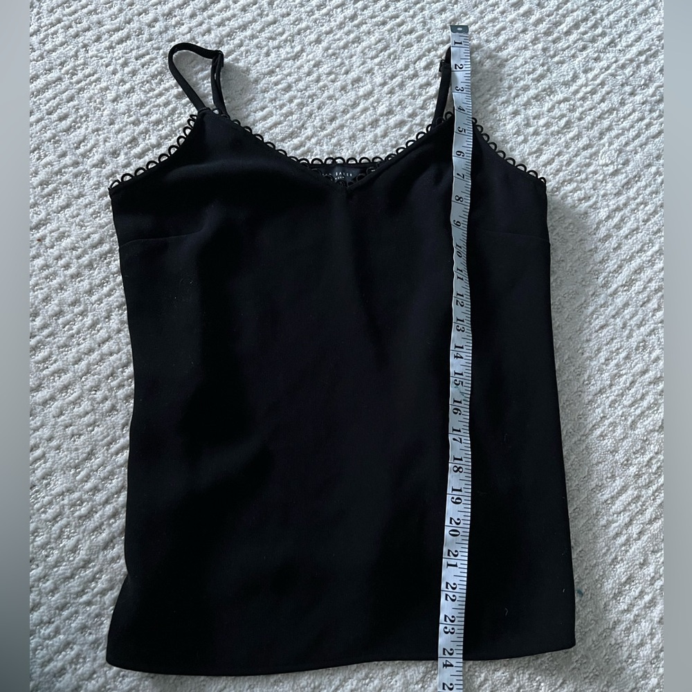 Ted Baker Classic Black Looped Trim Cami Top - Picture 6 of 7